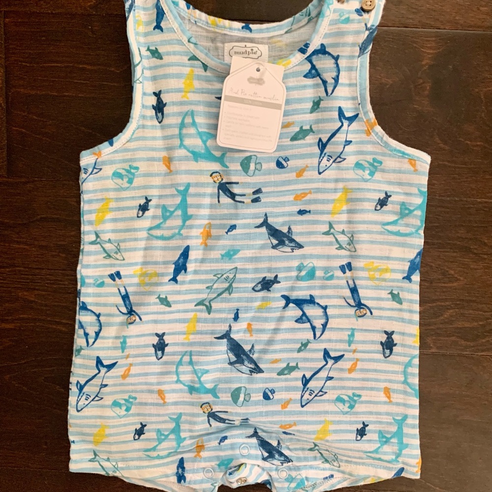Cute summer romper for boys